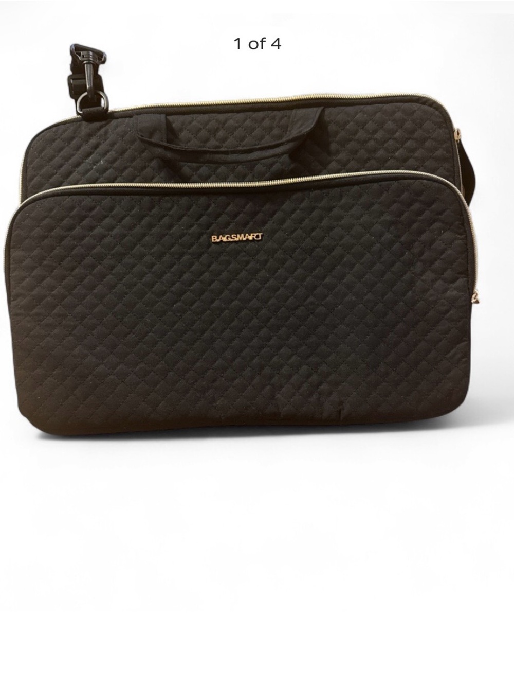 Bagsmart Quilted Black Laptop Bag